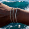 1/2/3pcs Chain Bracelet for Men Women,Stainless Steel Twisted Rope Cuban Chain Wristband,Hip Hop Minimalist Jewelry Gift