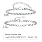 1/2/3pcs Chain Bracelet for Men Women,Stainless Steel Twisted Rope Cuban Chain Wristband,Hip Hop Minimalist Jewelry Gift