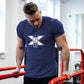 Tshirt for Men Bodybuilding  Graphic T Shirts Workout Fitness Men Clothing Short Sleeve Shirt Street Wear