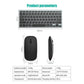New 2.4G Wireless Rechargeable Silent Wireless Keyboard and Mouse Set, Compact Ergonomic Keyboard Mouse for Office/Home