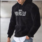 Midweight Fleece Hoodie Autumn Winter Loose Cozy Fuzzy Long Sleeve Pullover Hooded Sweatshirt for Men with Pocket Outwear
