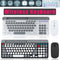 Dual-mode Wireless Keyboard & Mice Combo 2.4G Bluetooth 5.0 Membrane Keyboards BT 3-Channels Rechargeable Key Board Mouse for PC