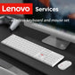Lenovo Wired Mouse and Keyboard Set Classic Black Office Business Home Use Mouse 104Keys Silent Quiet Keyboard Combo for Laptop