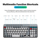 Dual-mode Wireless Keyboard & Mice Combo 2.4G Bluetooth 5.0 Membrane Keyboards BT 3-Channels Rechargeable Key Board Mouse for PC