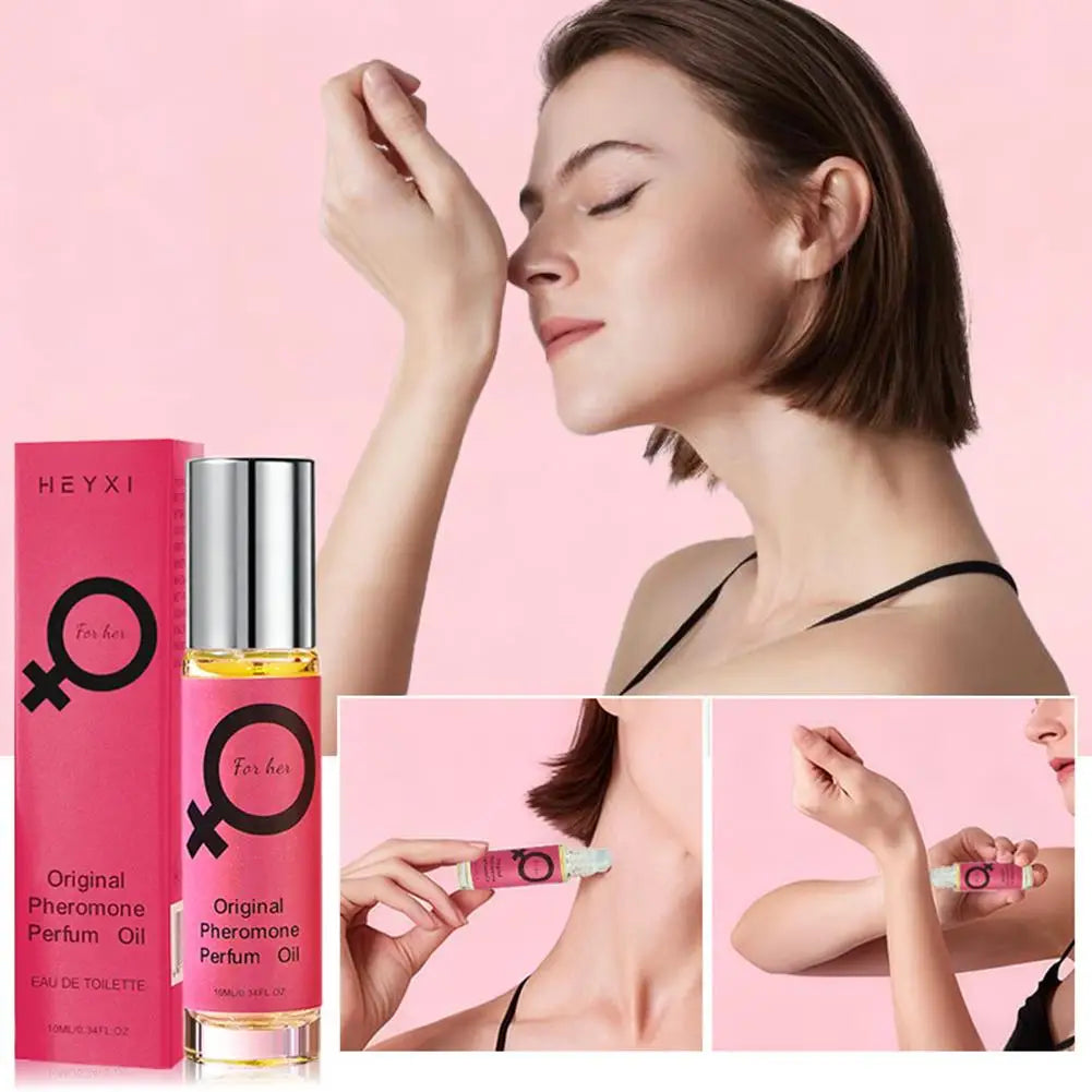 Pheromone Perfume Oil Rolling Fragrance For Men Women Natural Long-lasting Fresh Portable Charming Fragrance For Dating Daily