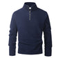 Men's Hoodies Sweatshirts Thicken Warm Fleece Tracksuit for Men Zipper Neck Pullover Men's Winter Clothing Soft Shell Men Hoodie