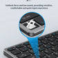 NexusClick Wireless Ergonomic Keyboard Mouse Combo - Rechargeable Mini Multimedia Set for PC, Laptop, MacBook