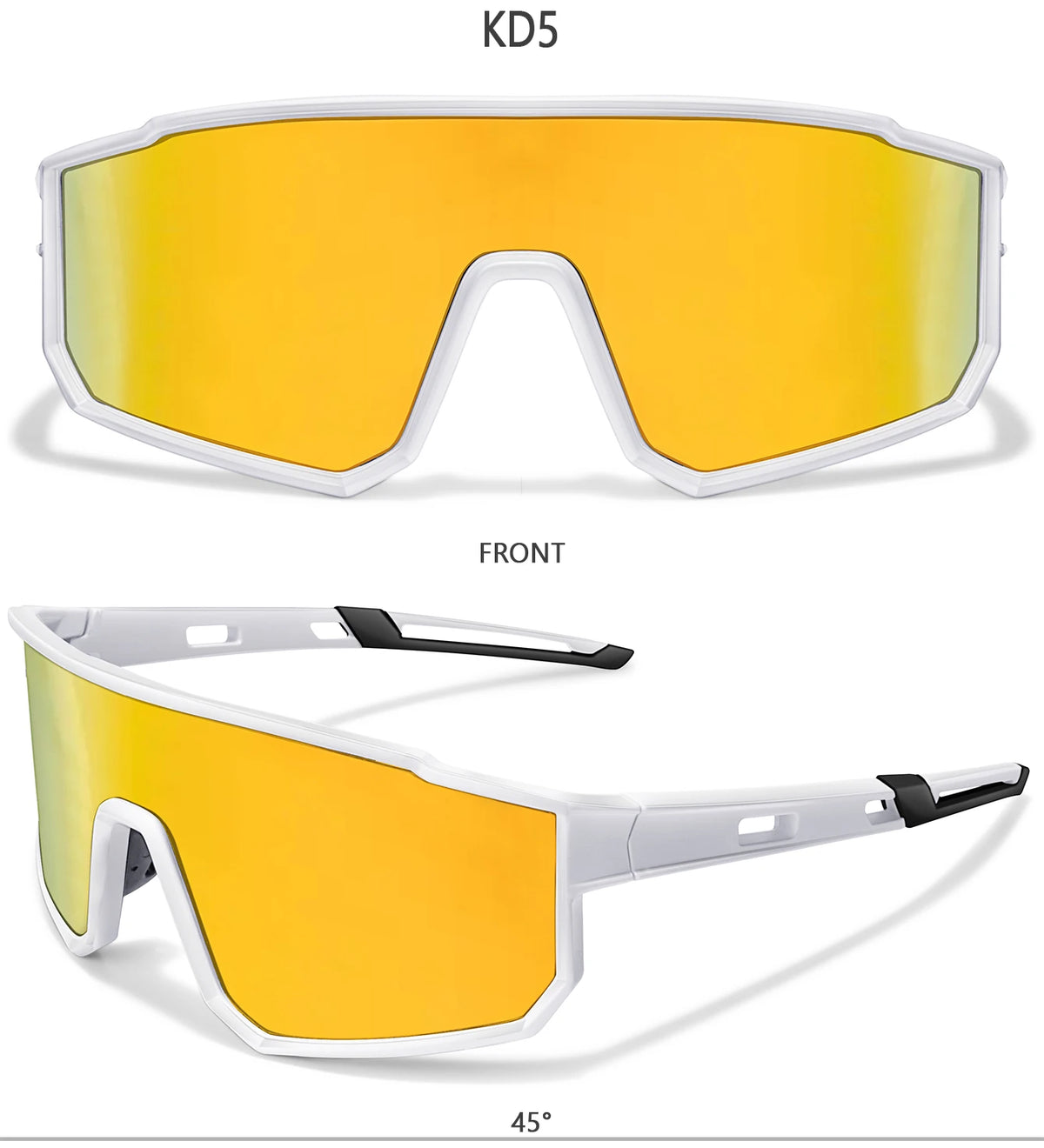 Trendy Fishing Sunglasses for Men and Women Casual Windproof Eyewear with UV Protection for Outdoor Sports, Running Cycling