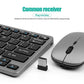 New 2.4G Wireless Rechargeable Silent Wireless Keyboard and Mouse Set, Compact Ergonomic Keyboard Mouse for Office/Home