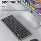 NexusClick Wireless Ergonomic Keyboard Mouse Combo - Rechargeable Mini Multimedia Set for PC, Laptop, MacBook
