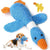 Pet Plush Toy Dog Calming Duck Companion Sleeping Duck Toys Chew Toy Durable Squeaky for Puppy Pet Teeth Cleaning Chew Pet Toy