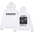 Trendy men's and women's hooded hoodies are comfortable streetwear with patterns from famous rap artists' music albums printed o