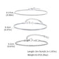 1/2/3pcs Chain Bracelet for Men Women,Stainless Steel Twisted Rope Cuban Chain Wristband,Hip Hop Minimalist Jewelry Gift