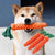Pet Plush Toy Dog Calming Duck Companion Sleeping Duck Toys Chew Toy Durable Squeaky for Puppy Pet Teeth Cleaning Chew Pet Toy