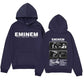 Trendy men's and women's hooded hoodies are comfortable streetwear with patterns from famous rap artists' music albums printed o
