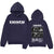 Trendy men's and women's hooded hoodies are comfortable streetwear with patterns from famous rap artists' music albums printed o