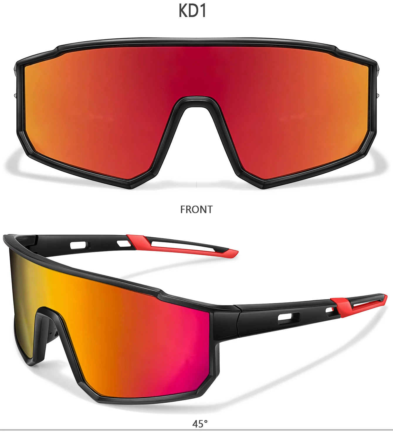 Trendy Fishing Sunglasses for Men and Women Casual Windproof Eyewear with UV Protection for Outdoor Sports, Running Cycling