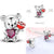 2026 Hot Sale Charms Bead 925 Sterling Silver Pink Butterfly Luminous Firefly Dangle Fit Bangle Bracelet Necklace DIY Jewelry