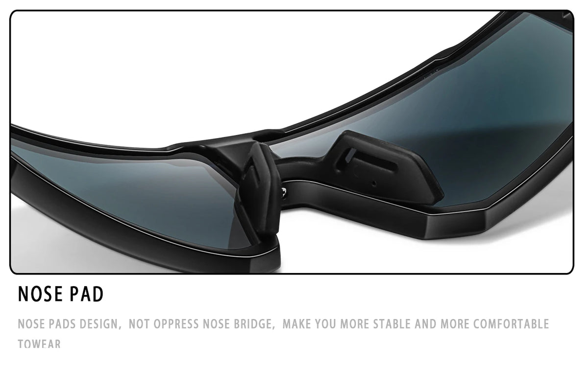 Trendy Fishing Sunglasses for Men and Women Casual Windproof Eyewear with UV Protection for Outdoor Sports, Running Cycling