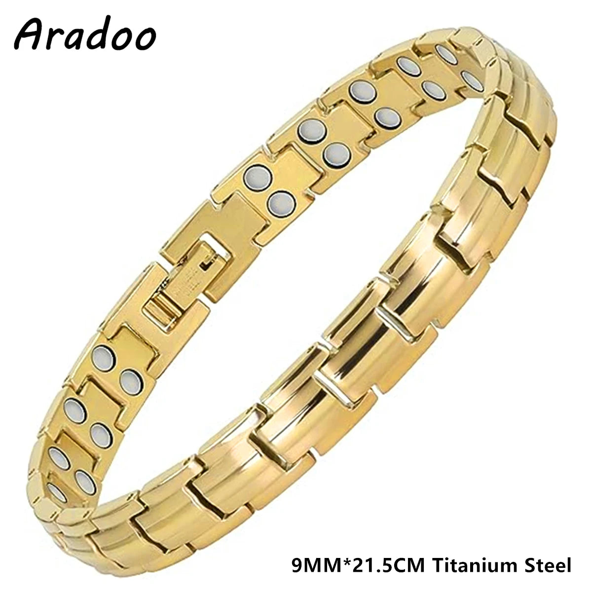 Titanium Steel Magnetic Bracelet Simple Design Stainless Steel Men's Bracelets
