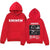 Trendy men's and women's hooded hoodies are comfortable streetwear with patterns from famous rap artists' music albums printed o