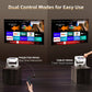 XBJ A5Pro Smart Doule Touchscreen Projector 1080P HD Proyector with WiFi , Auto Keystone Correction,Home Theater outdoor cinema