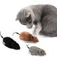 Automatic Swinging Tail Fan Toy for Pets - Battery-Free Interactive Chase Game for Cats & Dogs of All Sizes, Durable Plastic Construction with Safe Motion Activation (Gray/White/Brown)