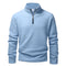 Men's Hoodies Sweatshirts Thicken Warm Fleece Tracksuit for Men Zipper Neck Pullover Men's Winter Clothing Soft Shell Men Hoodie