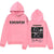 Trendy men's and women's hooded hoodies are comfortable streetwear with patterns from famous rap artists' music albums printed o