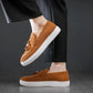 Luxury Dress Shoes for Men Comfy Brand Gentleman Tasseled Loafers Outdoor Shoes Leisure Walk Male Moccasins Suede Leather Man