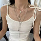 2026 Trendy Cross Pearl Vintage Multi Layer Bead Necklace Set For Women Charm Personalized Neck Jewelry Accessories