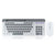 Dual-mode Wireless Keyboard & Mice Combo 2.4G Bluetooth 5.0 Membrane Keyboards BT 3-Channels Rechargeable Key Board Mouse for PC