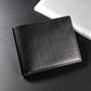 Men's Wallet Genuine Leather Men Wallets Premium Product Real Cowhide Wallets for Man Short Black Wallets Portefeuille Homme