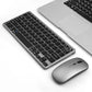 New 2.4G Wireless Rechargeable Silent Wireless Keyboard and Mouse Set, Compact Ergonomic Keyboard Mouse for Office/Home