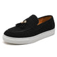 Luxury Dress Shoes for Men Comfy Brand Gentleman Tasseled Loafers Outdoor Shoes Leisure Walk Male Moccasins Suede Leather Man