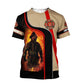 New Summer 3D Firefighter Fireman Print T Shirt Kid Fashion Streetwear Short Sleeves Harajuku Clothing Gym T-shirts For Men Tees