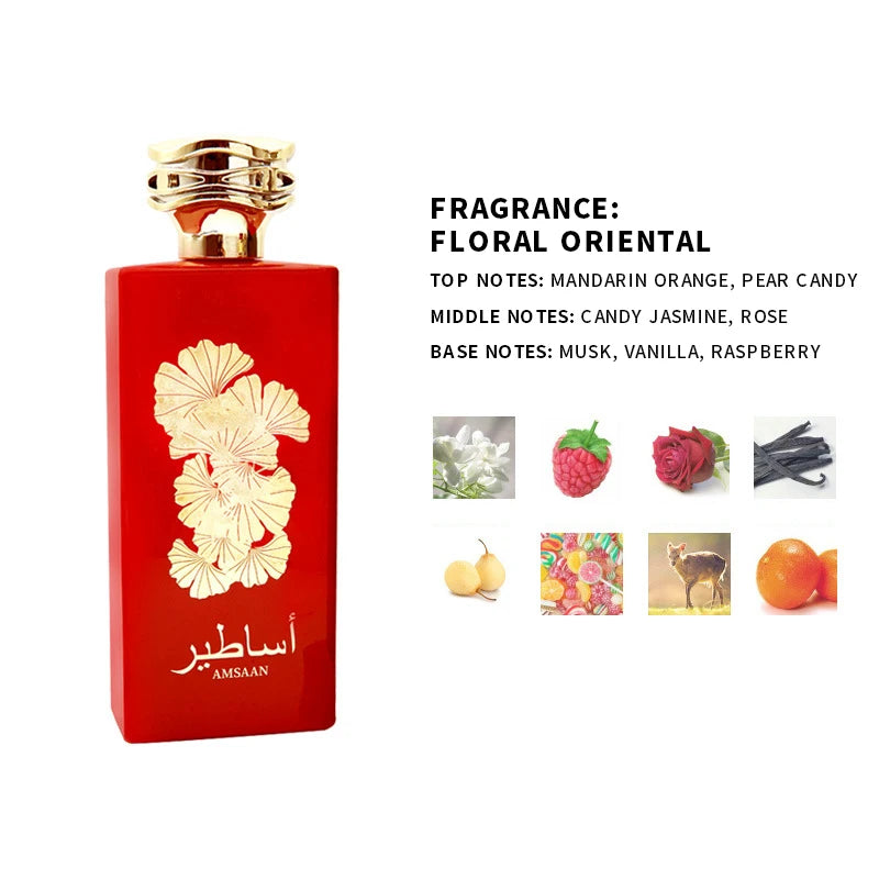 Arabian perfume brand long-lasting fragrance high-end floral fruity fragrance vanilla wood men fragrance elegant women perfume