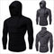 Mens Gym Thin Hoodie Long Sleeve Hoodies With Mask Sweatshirt Casual Splice Large Mask Hoodie Sweatshirt Hooded Tops Cycling