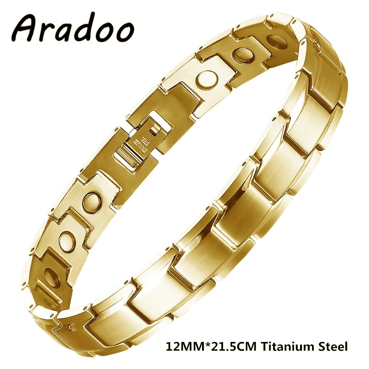 Titanium Steel Magnetic Bracelet Simple Design Stainless Steel Men's Bracelets