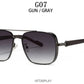 2023 Sunglasses For Men Square Sunglasses Women Trendy Luxe Vintage Fashion Glasses Retro Steampunk Shades Gafas De Sol Hombre