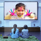 Portable Projector A30 Support 4K HDMI 1080P Mini Projectors Smart TV WIFI Home Theater Cinema Sync Android Phone Beamer LED