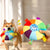 Pet Plush Toy Dog Calming Duck Companion Sleeping Duck Toys Chew Toy Durable Squeaky for Puppy Pet Teeth Cleaning Chew Pet Toy