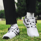 Golf Shoes for Men, Fashionable and Casual, Suitable for Outdoor Use, Breathable and Comfortable, With Anti-Slip Soles in White