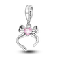 2026 Hot Sale Charms Bead 925 Sterling Silver Pink Butterfly Luminous Firefly Dangle Fit Bangle Bracelet Necklace DIY Jewelry