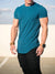 Muscle Fitness T-shirt Summer Men's Athleisure Workout short sleeve T-shirt High Quality cotton Men T-shirt Gym Sport Shirt Tops