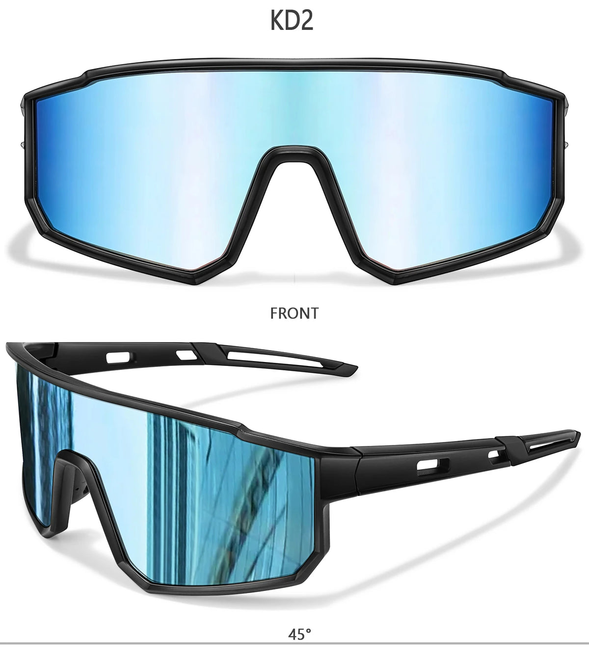 Trendy Fishing Sunglasses for Men and Women Casual Windproof Eyewear with UV Protection for Outdoor Sports, Running Cycling