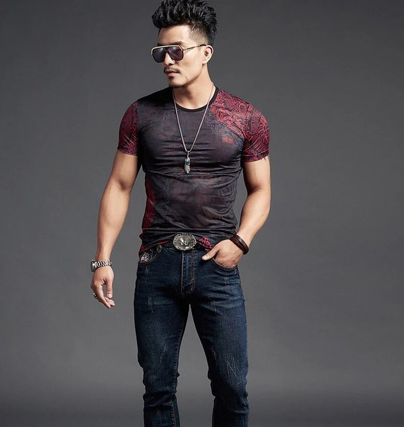 Men's T-shirt Clothes Streetwear Top Man Tee Shirts Plain Wholesale Striped Hip Hop Xl Alphabet Trashy Y2k Stylish Party Casual