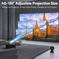 NEW Mini Projector  WIFI 6 and Bluetooth 4K 1080P 130'' Screen Movie Projector