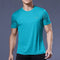 Summer Men Ice Silk t Shirt Short Sleeve t-Shirt Breathable Casual Tops Shirts Quick Dry Running Gym t-Shirts For Men Clothing