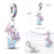 2026 Hot Sale Charms Bead 925 Sterling Silver Pink Butterfly Luminous Firefly Dangle Fit Bangle Bracelet Necklace DIY Jewelry